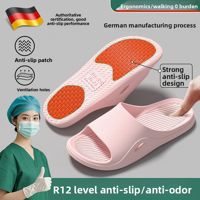 Medical Large Size Anti-Slip Slippers for Men