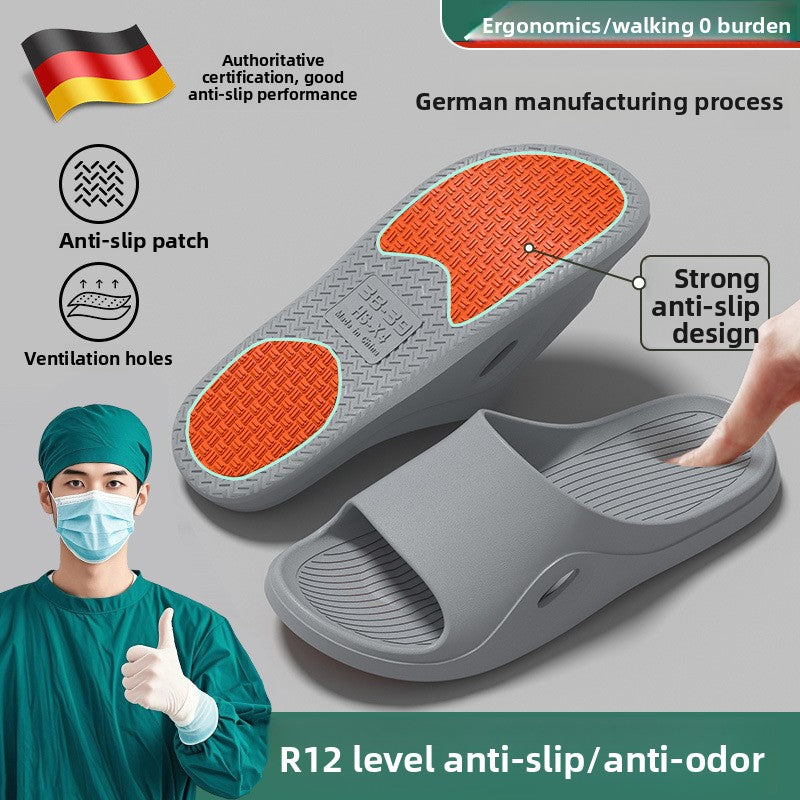 Medical Large Size Anti-Slip Slippers for Men