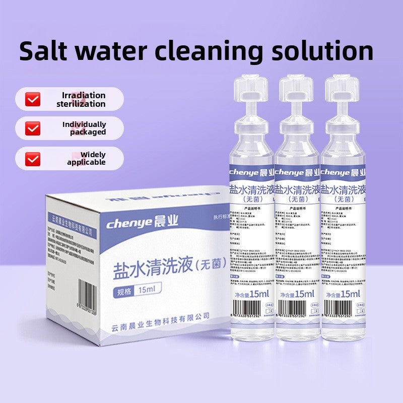 Medical Physiological Saline Cleaning Solution Tubes