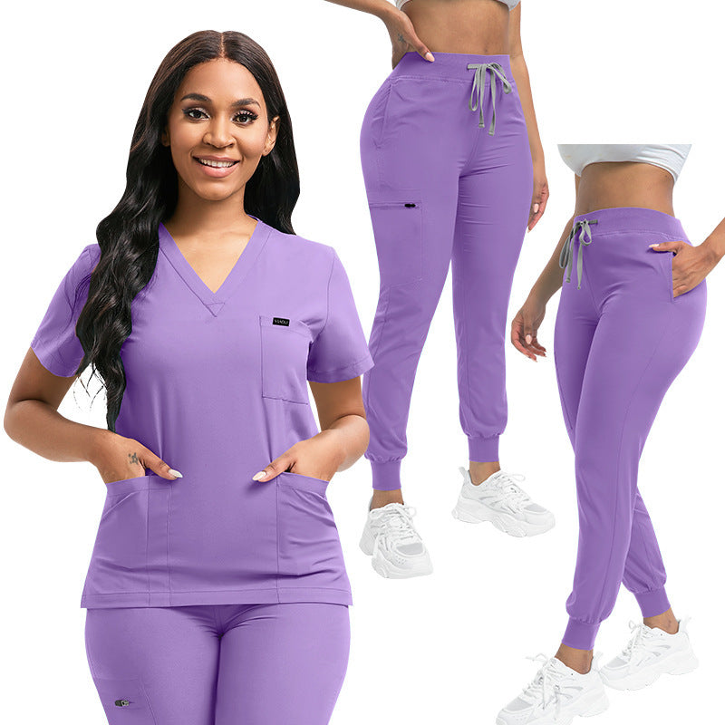 Medical Scrubs Set Unisex Healthcare Uniform