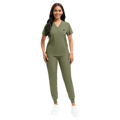 Medical Scrubs Set Unisex Healthcare Uniform