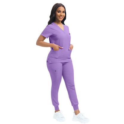 Medical Scrubs Set Unisex Healthcare Uniform