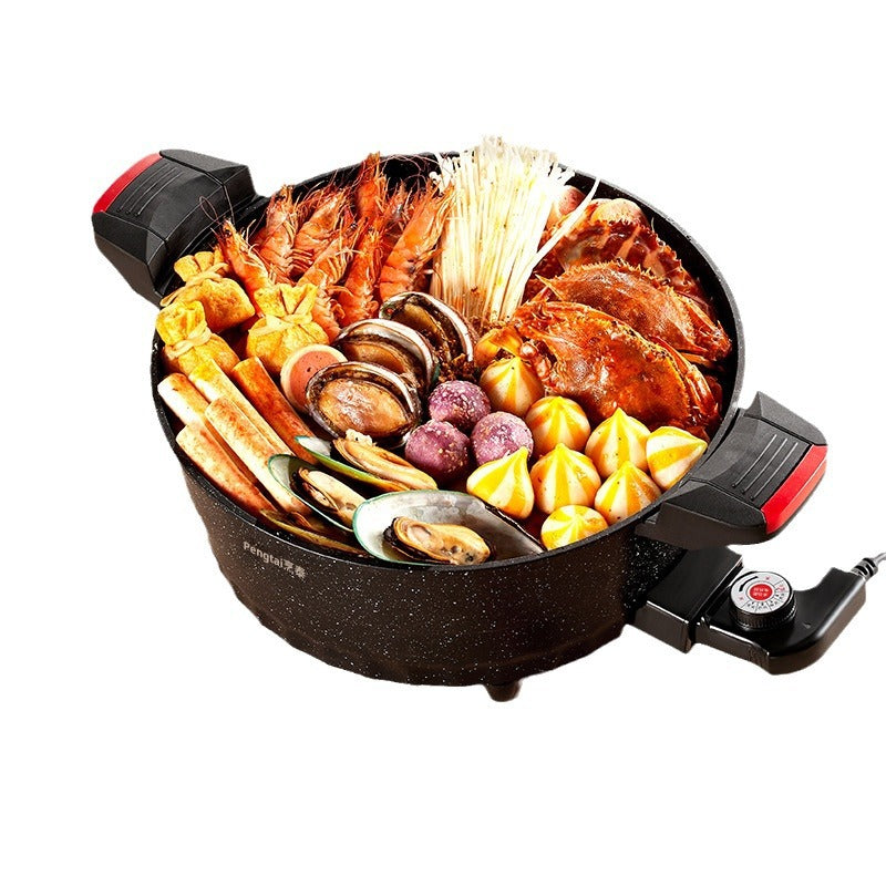 Medical Stone Non-Stick Electric Hot Pot, Electric Hot Pot