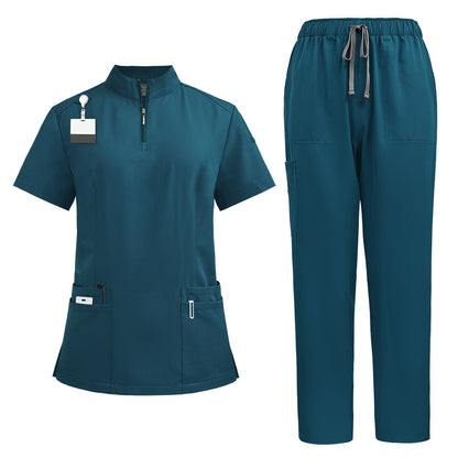 Medical Surgical Uniform with Zipper