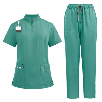 Medical Surgical Uniform with Zipper