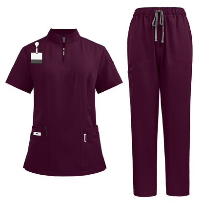 Medical Surgical Uniform with Zipper