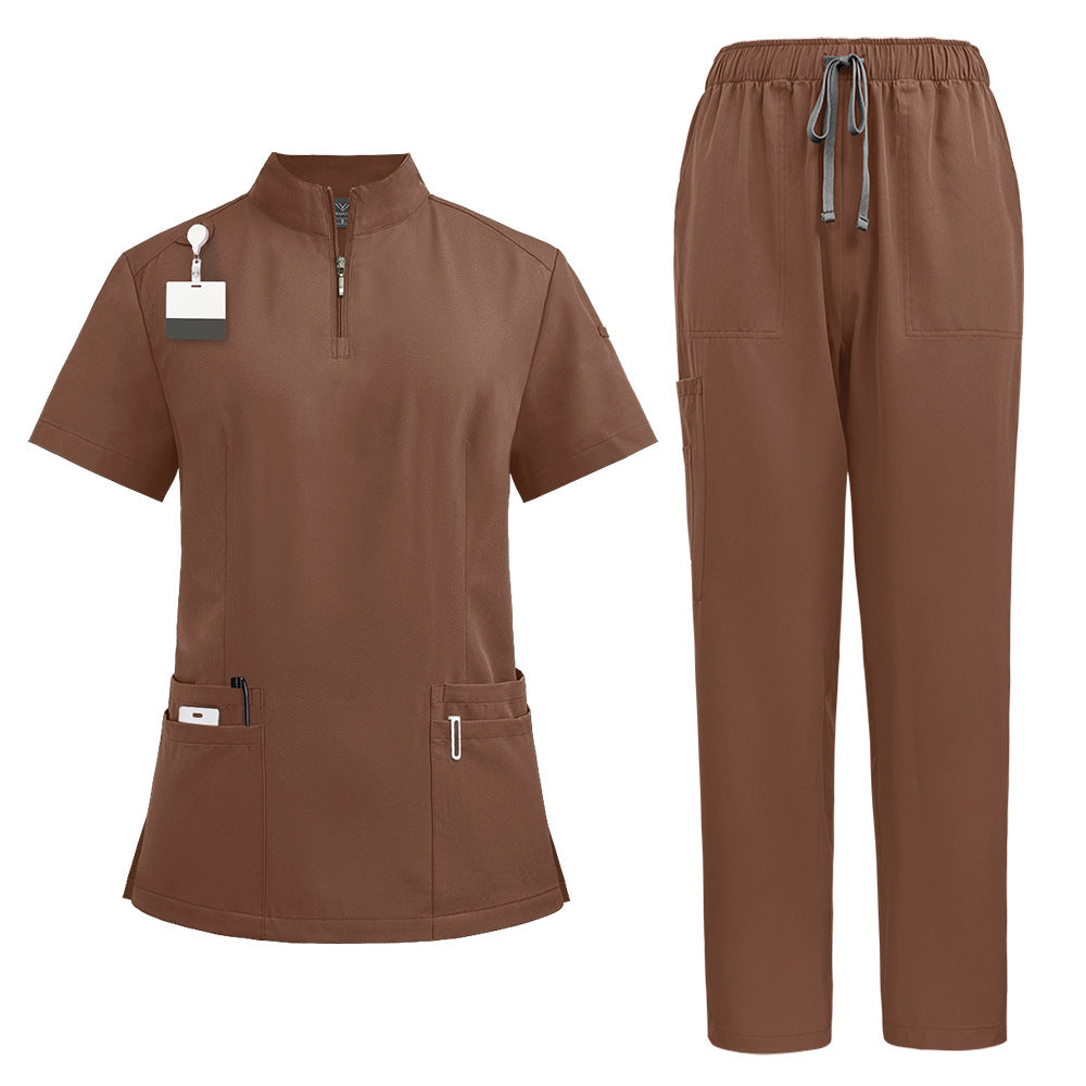 Medical Surgical Uniform with Zipper
