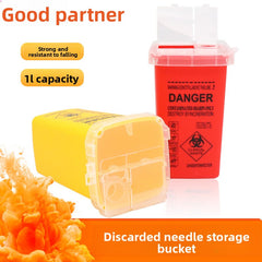 Discarded Needle Storage Box-Square Black