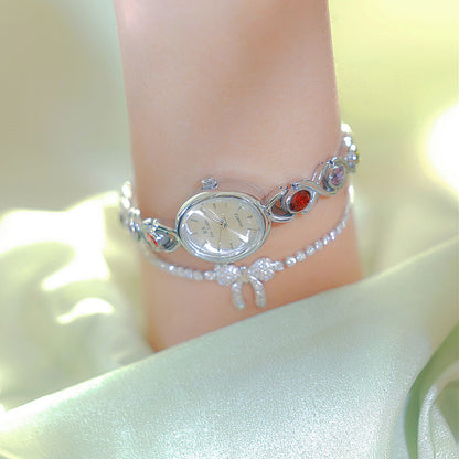 Medieval elliptical rainbow watch