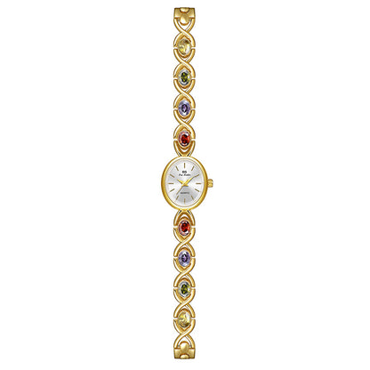 Medieval elliptical rainbow watch