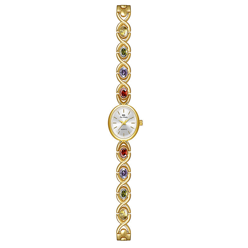 Medieval elliptical rainbow watch