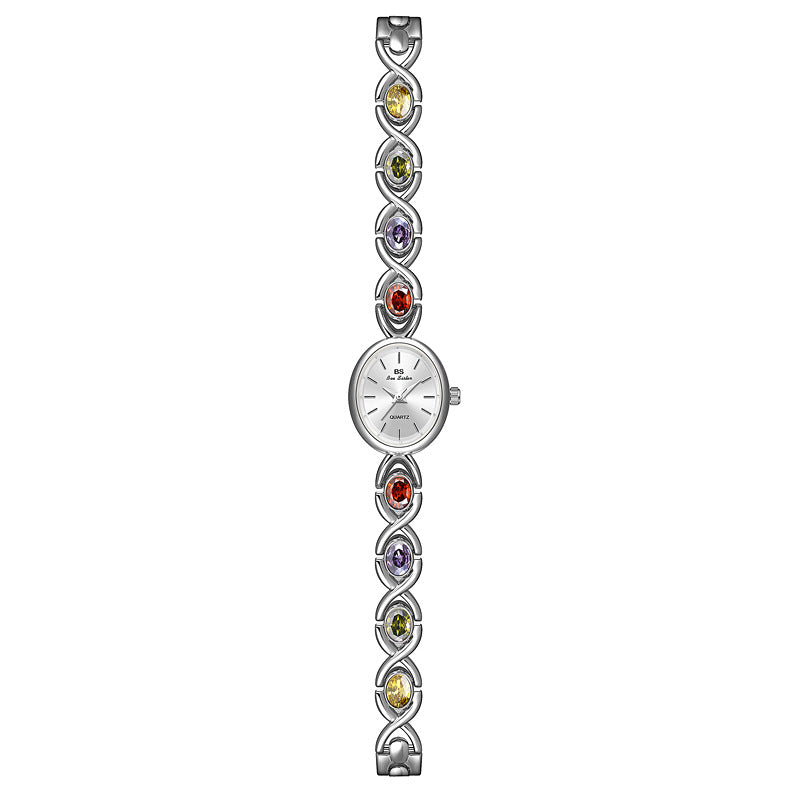 Medieval elliptical rainbow watch