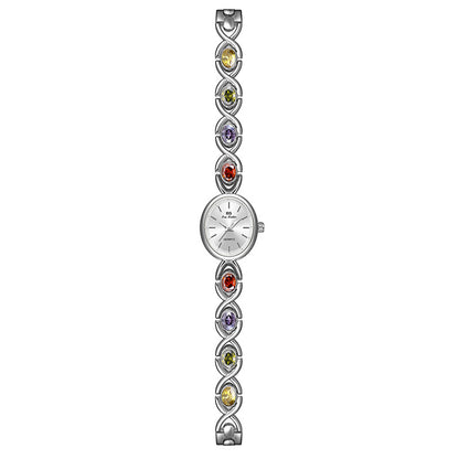 Medieval elliptical rainbow watch