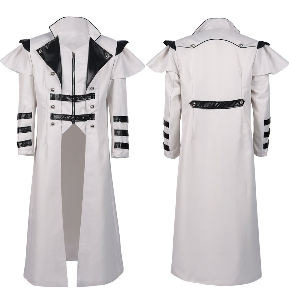 Medieval Gothic Long Trench Coat