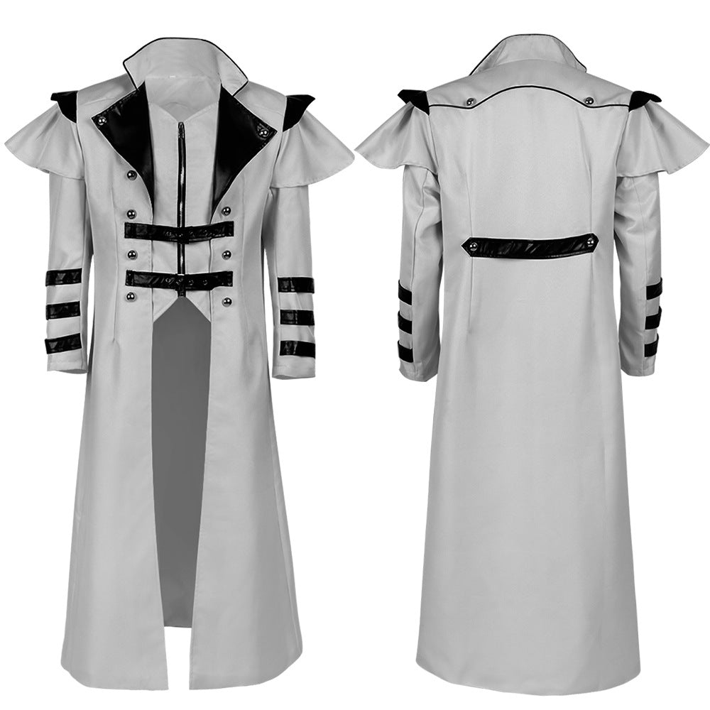 Medieval Gothic Long Trench Coat