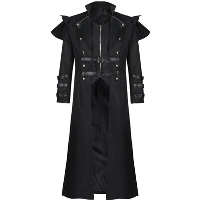 Medieval Gothic Long Trench Coat