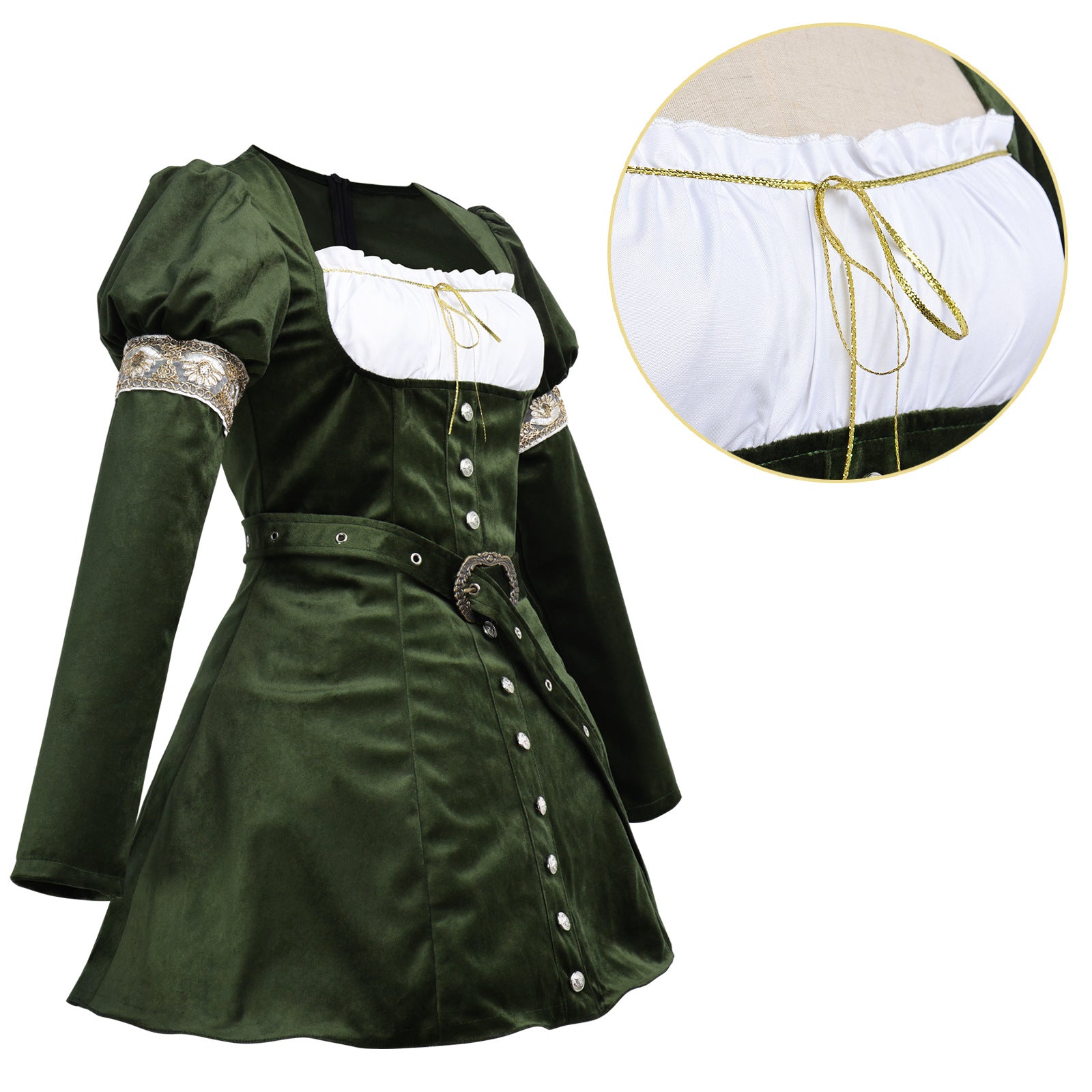 Medieval Gothic Retro Dress