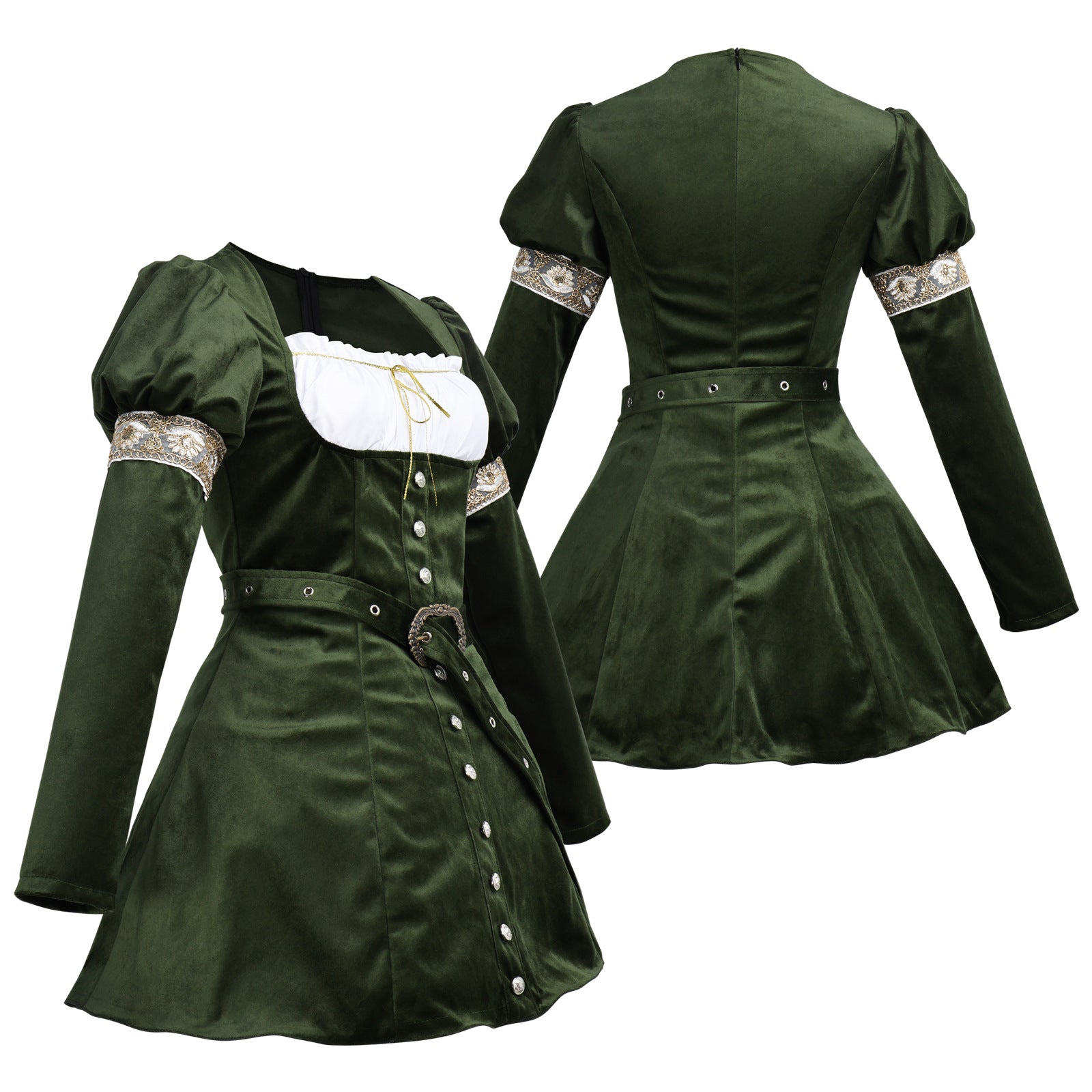 Medieval Gothic Retro Dress