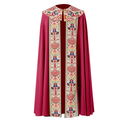Medieval Hooded Cloak Long Sleeved Wizard Robe