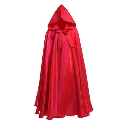 Medieval Hooded Cloak Long Sleeved Wizard Robe