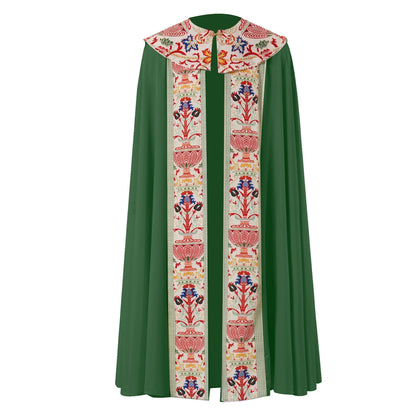 Medieval Hooded Cloak Long Sleeved Wizard Robe