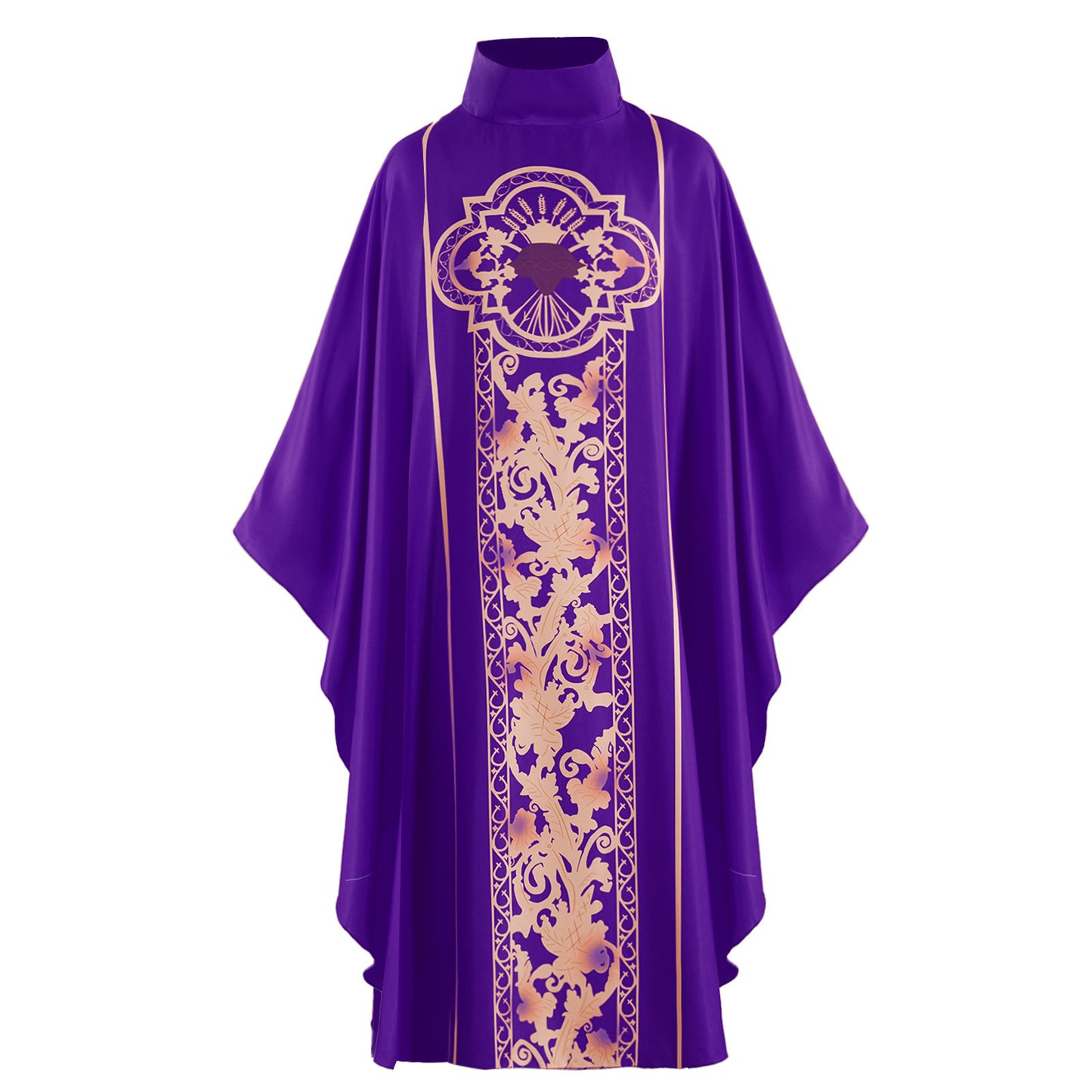 Medieval Hooded Cloak Long Sleeved Wizard Robe