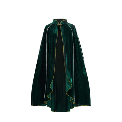 Medieval Hooded Wizard Cloak