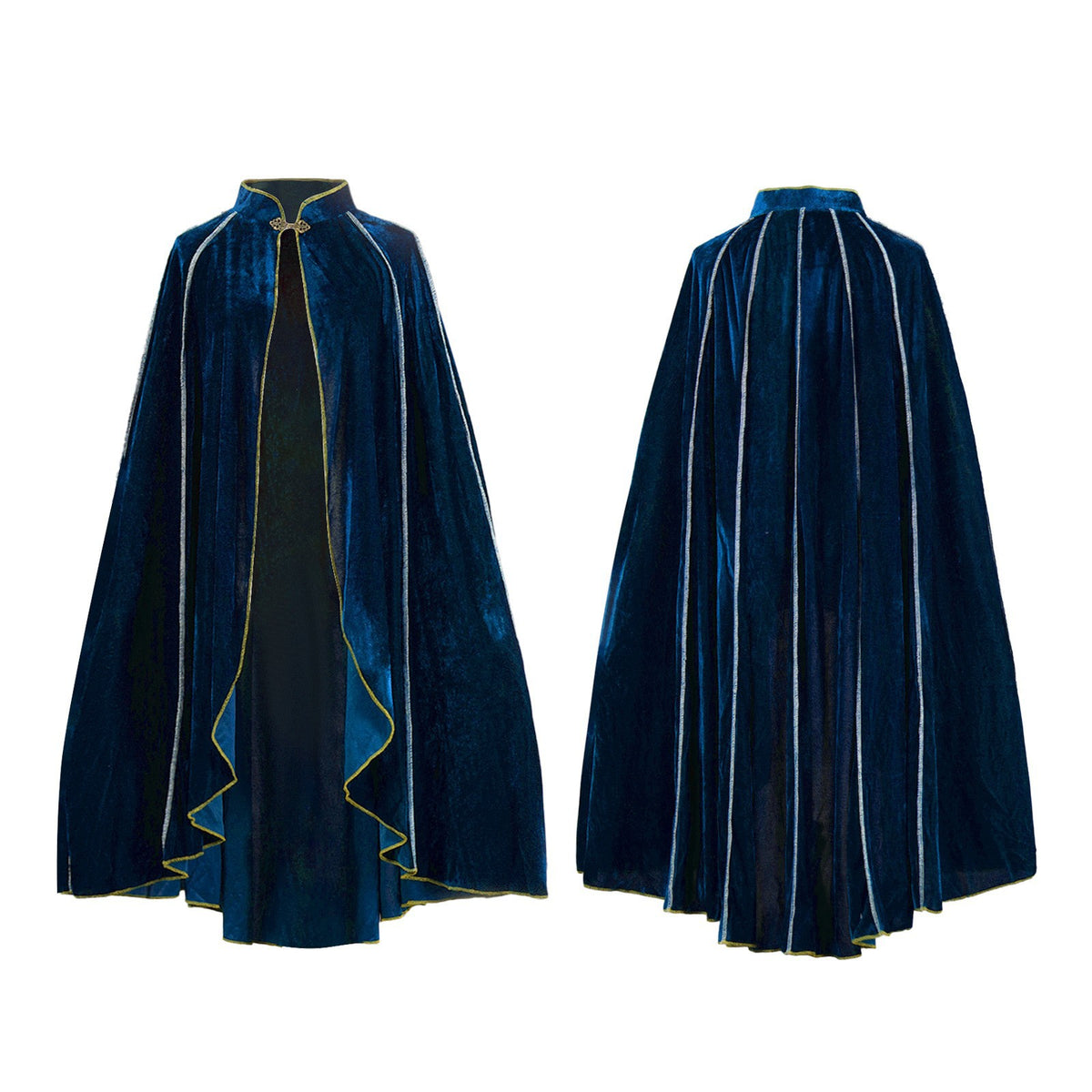 Medieval Hooded Wizard Cloak