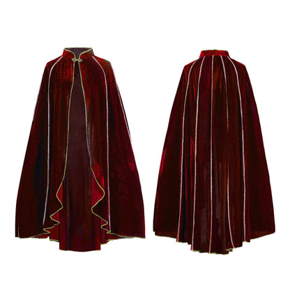 Medieval Hooded Wizard Cloak