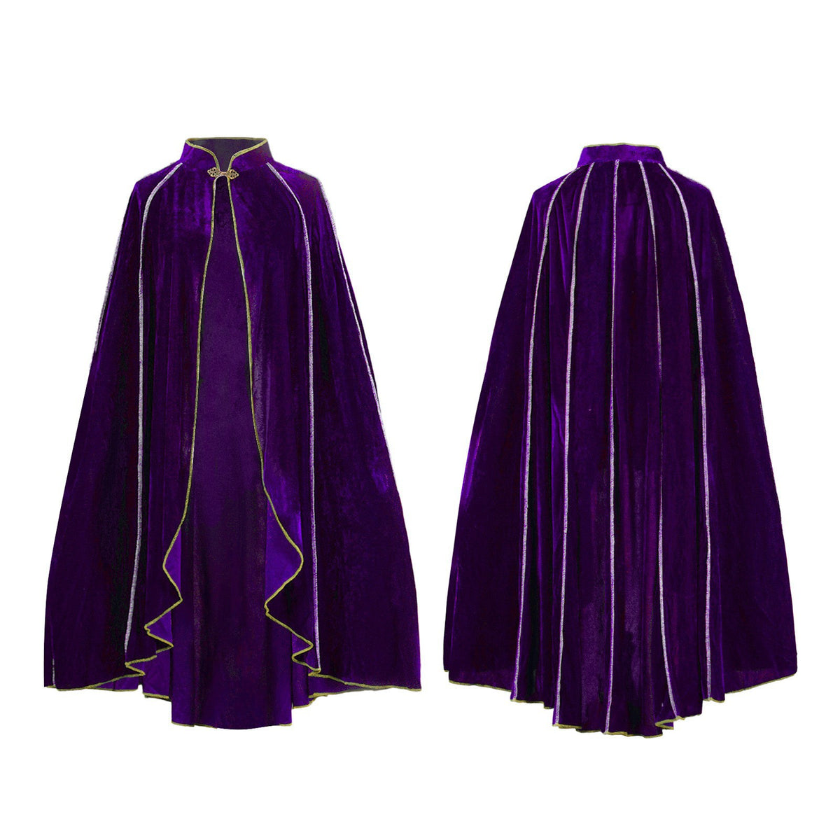 Medieval Hooded Wizard Cloak
