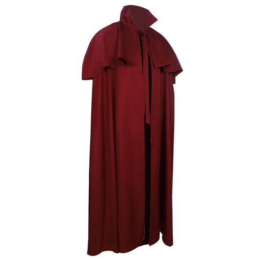Medieval Hooded Wizard Cloak