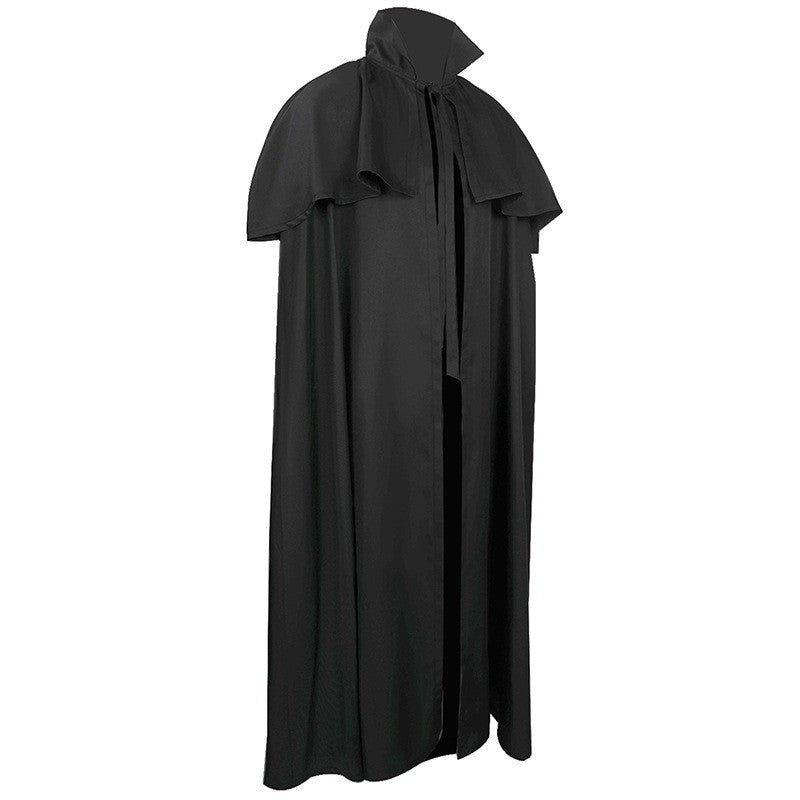 Medieval Hooded Wizard Cloak