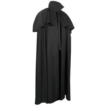 Medieval Hooded Wizard Cloak