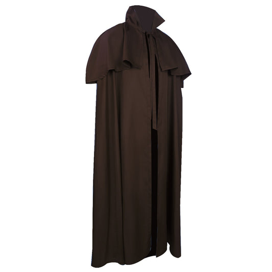 Medieval Hooded Wizard Cloak
