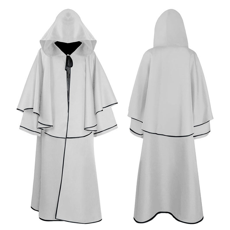 Medieval Hooded Wizard Cloak