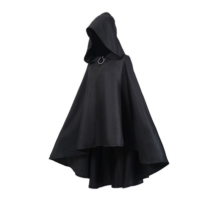 Medieval Hooded Wizard Cloak