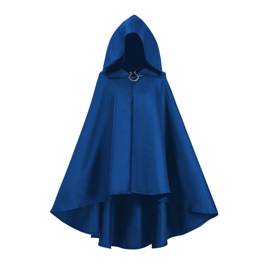 Medieval Hooded Wizard Cloak