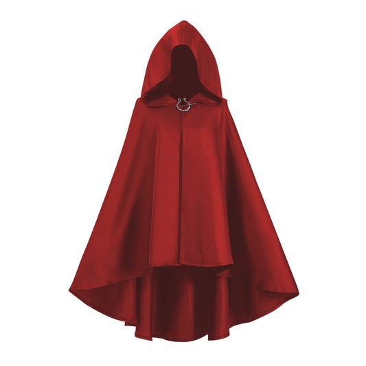 Medieval Hooded Wizard Cloak