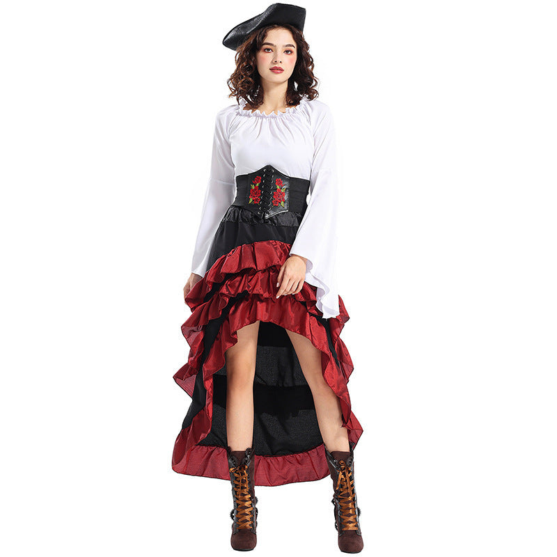 Medieval Pirate Queen Corset Dress