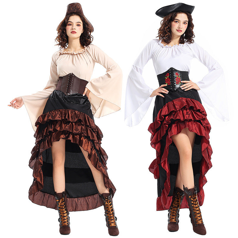 Medieval Pirate Queen Corset Dress