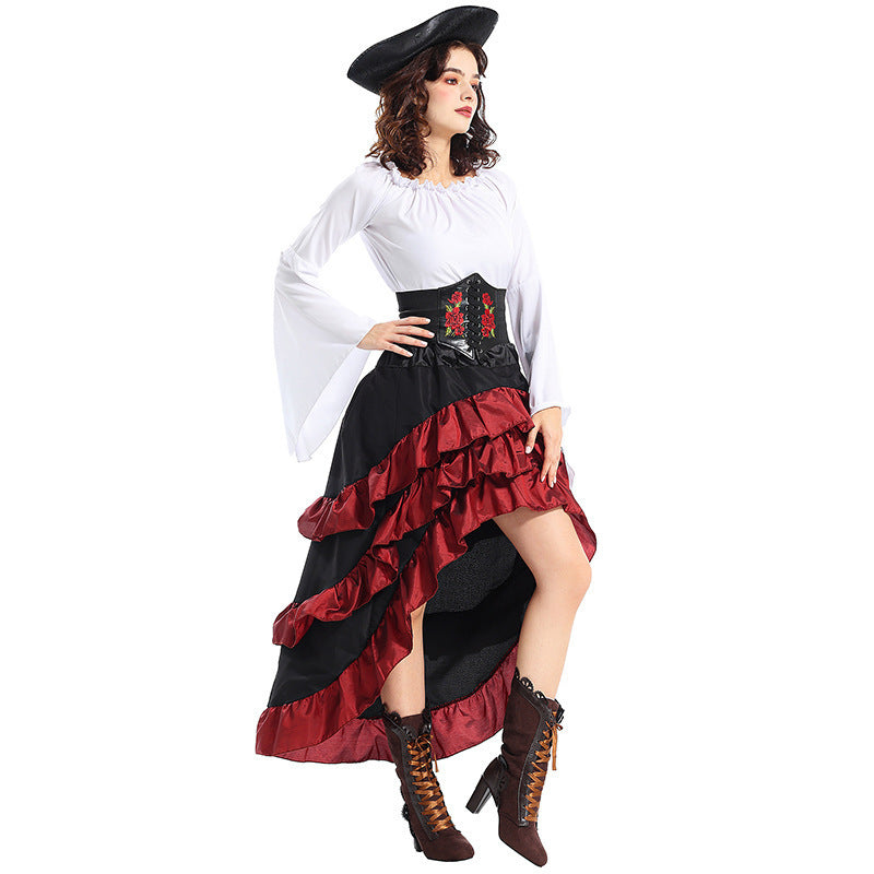 Medieval Pirate Queen Corset Dress