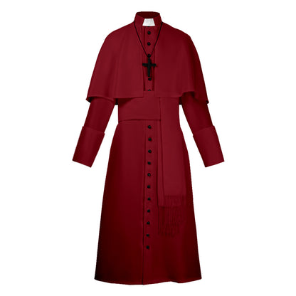 Medieval Priest Cosplay Robe Costume