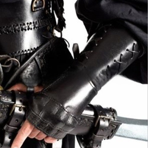 Medieval PU Leather Wristband Protective Cosplay Gear