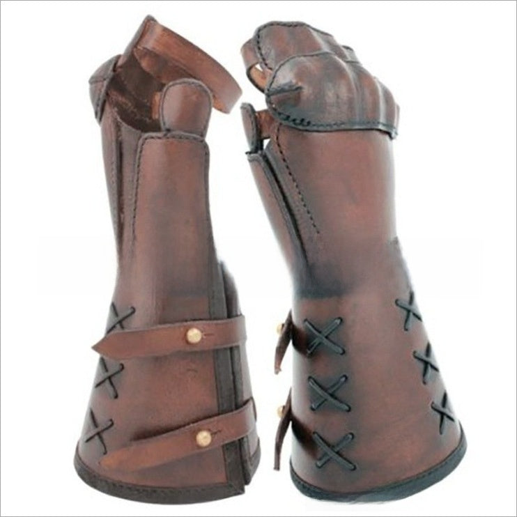 Medieval PU Leather Wristband Protective Cosplay Gear