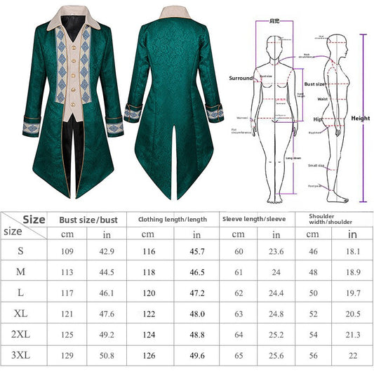 Medieval Punk Men's Tailcoat