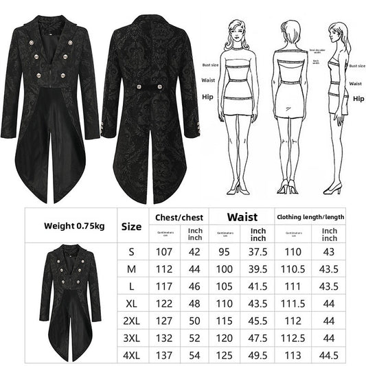 Medieval Punk Men's Tailcoat
