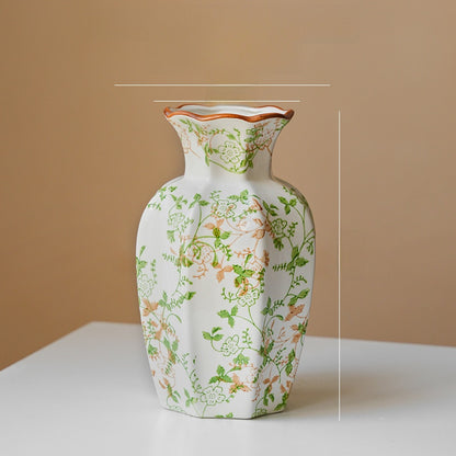 Medieval Style Blue and White Porcelain Vase
