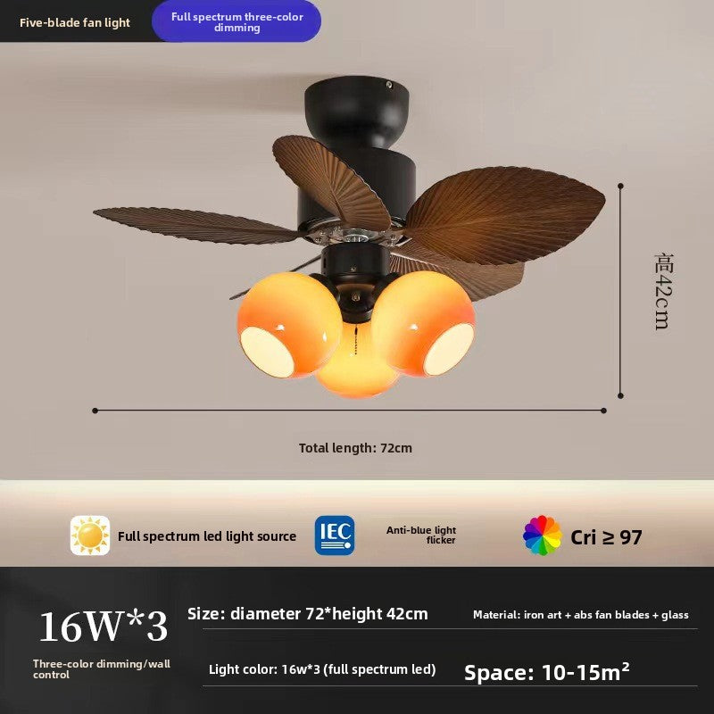 Medieval Style Ceiling Fan Light with Remote Control