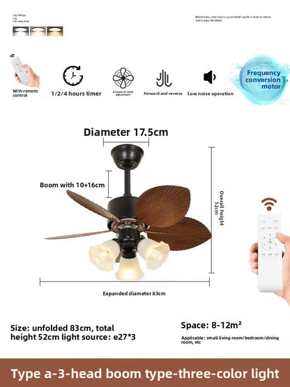 Medieval Style Ceiling Fan Light with Remote Control