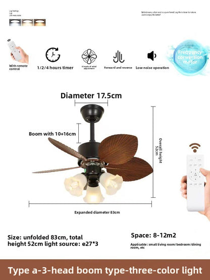 Medieval Style Ceiling Fan Light with Remote Control